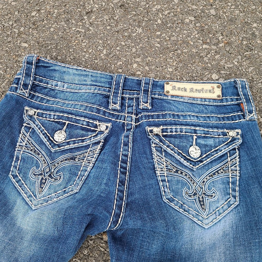 Rock Revival women's size 26 x 34 Jamie Easy Boot fit jeans womens